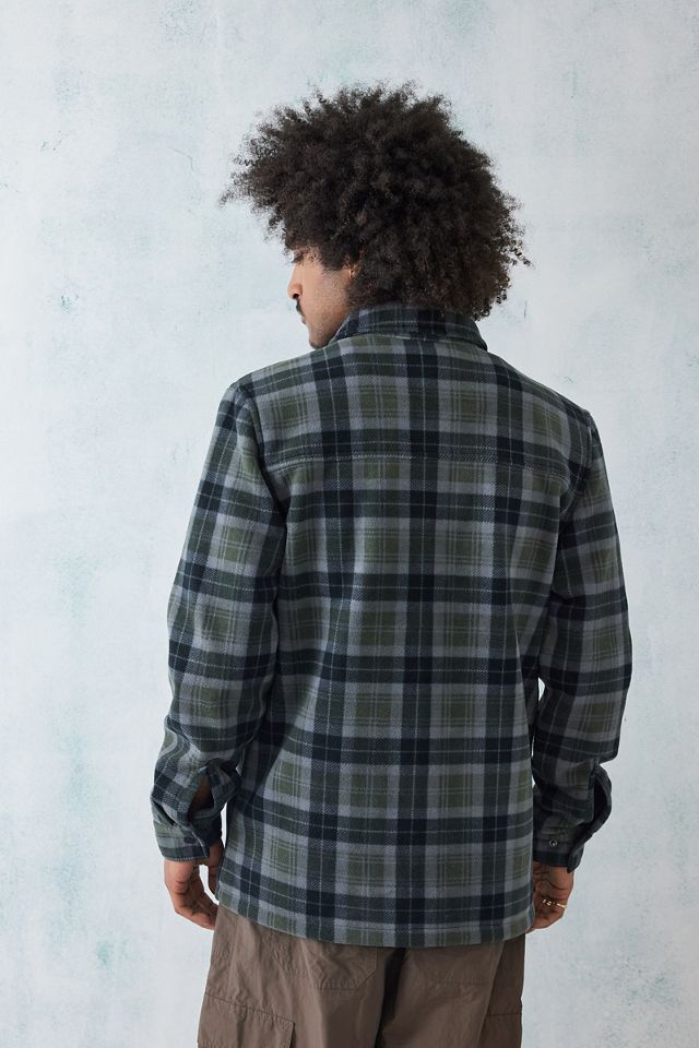Penfield Camicia in pile a quadri grigia #3