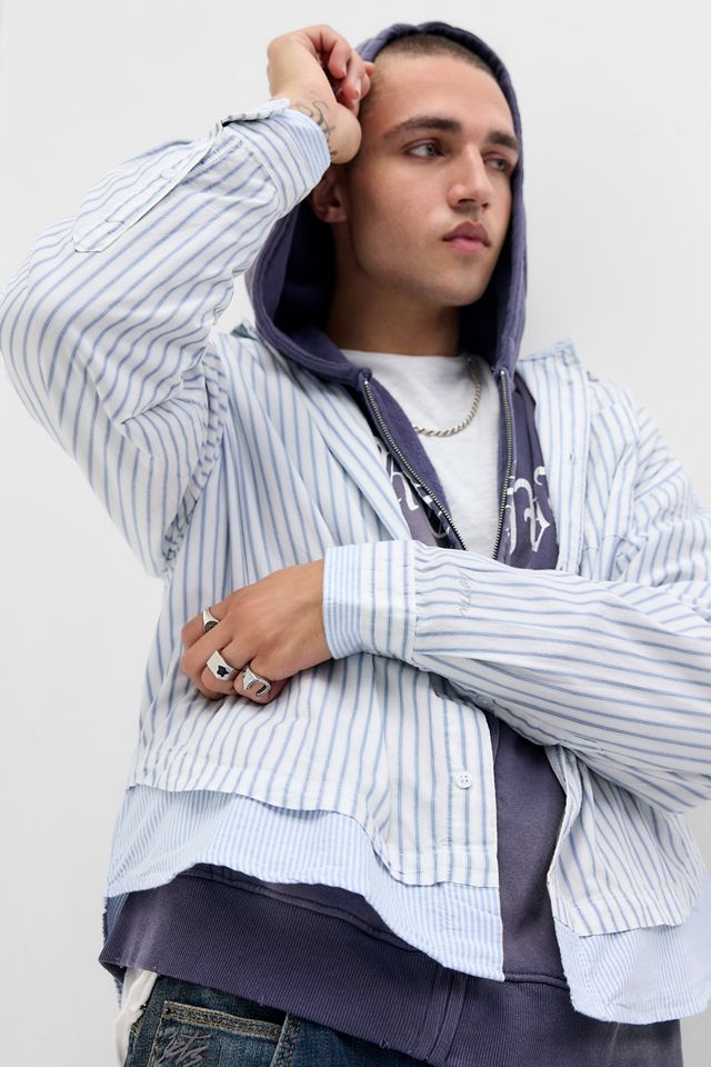 Loom Stripe Double Layer Shirt #4
