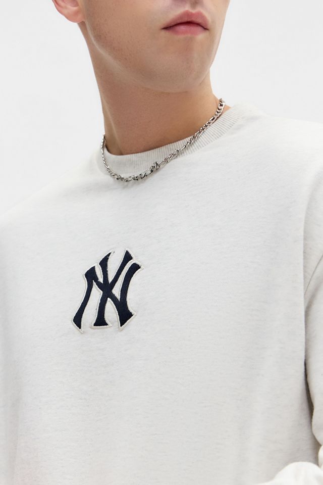 Sudadera Gris Jaspeado Bordada New Era #2