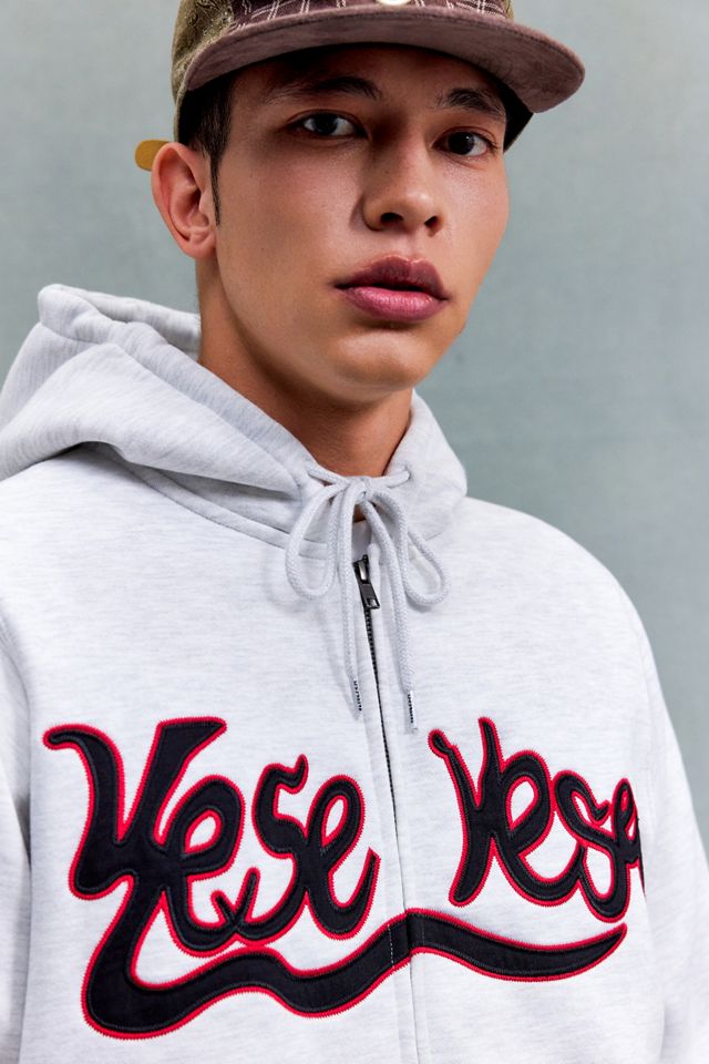 Sweat à capuche zippé escargot gris clair YESEYESEE #3