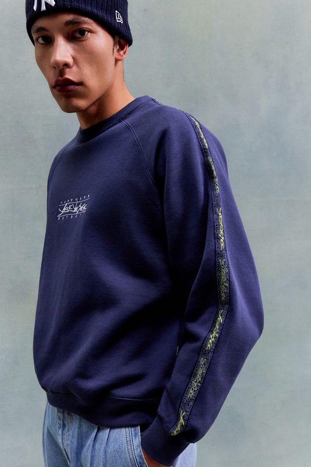 Sweat-shirt à bande YESEYESEE bleu marine #3