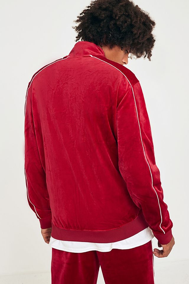 FILA Griff Borgogna Velour Track Top #2