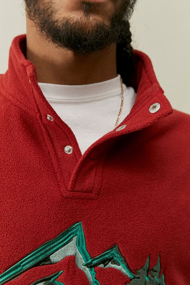 FILA UO Esclusiva Felpa in Pile Rosso Clayton #1