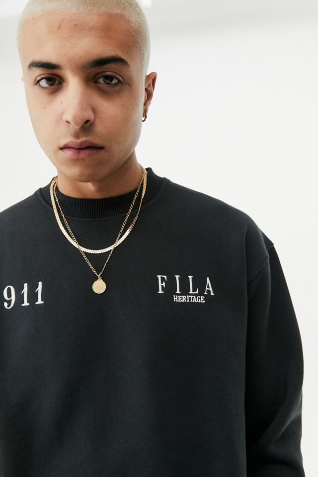 FILA UO Exclusive Black Heritage Sweatshirt #1