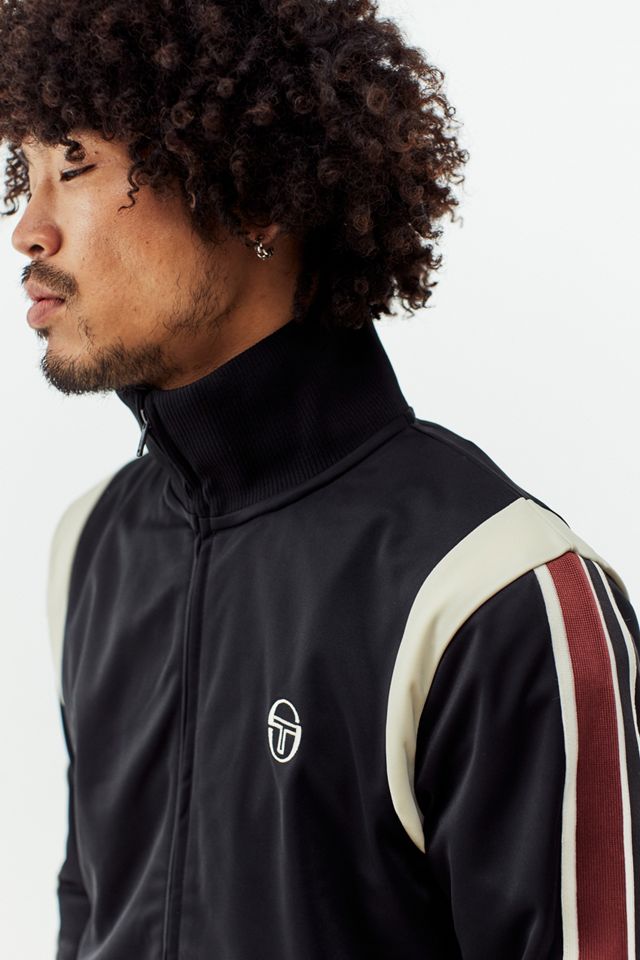 Haut de survêtement en tricot noir Sergio Tacchini exclusif UO #3