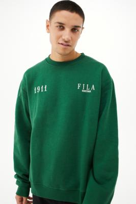 FILA - Sweatshirt à col ras du cou Simone vert, exclusivité UO