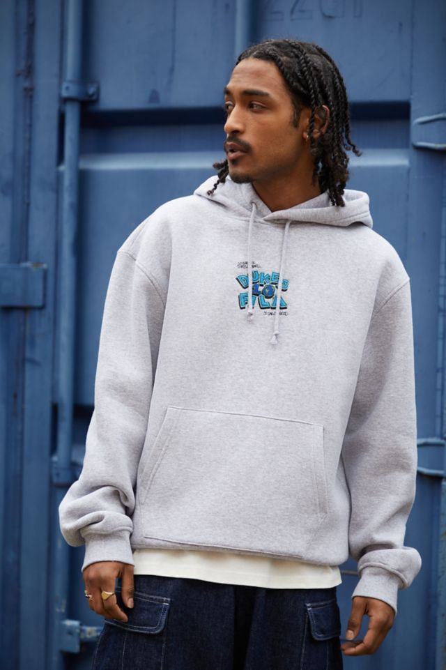 Fila uo exclusive on sale logo hoodie sweatshirt