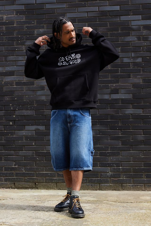 FILA x Dukes Cupboard UO Exclusive Felpa con cappuccio Wesley nera #2