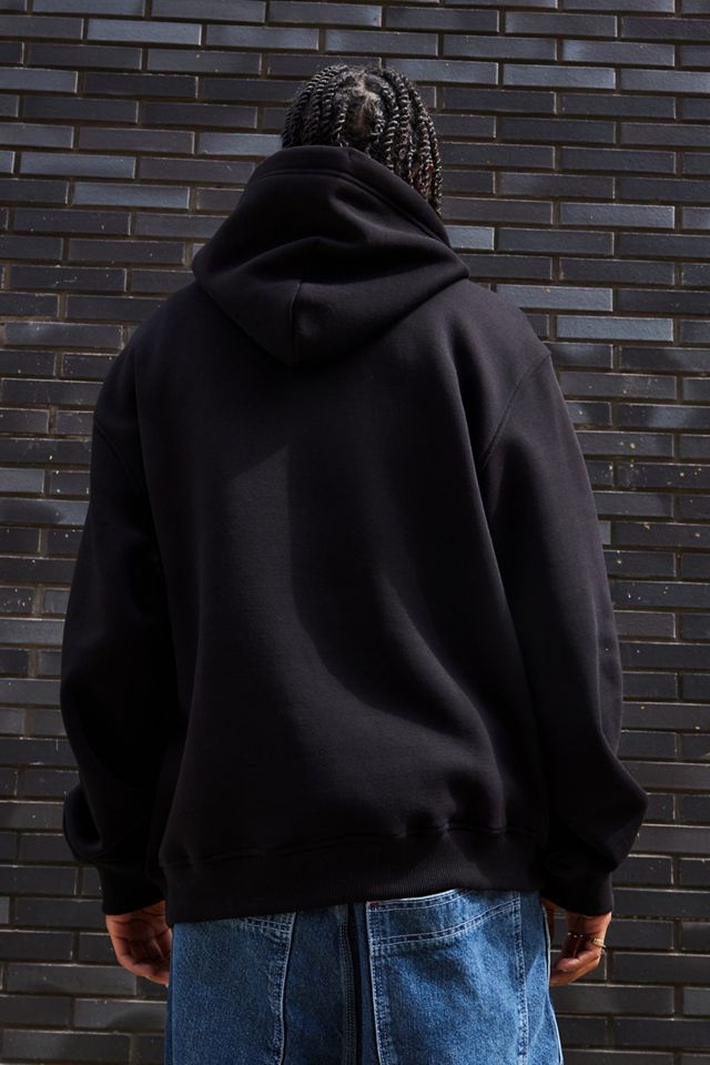 FILA x Dukes Cupboard UO Exclusive Felpa con cappuccio Wesley nera #3