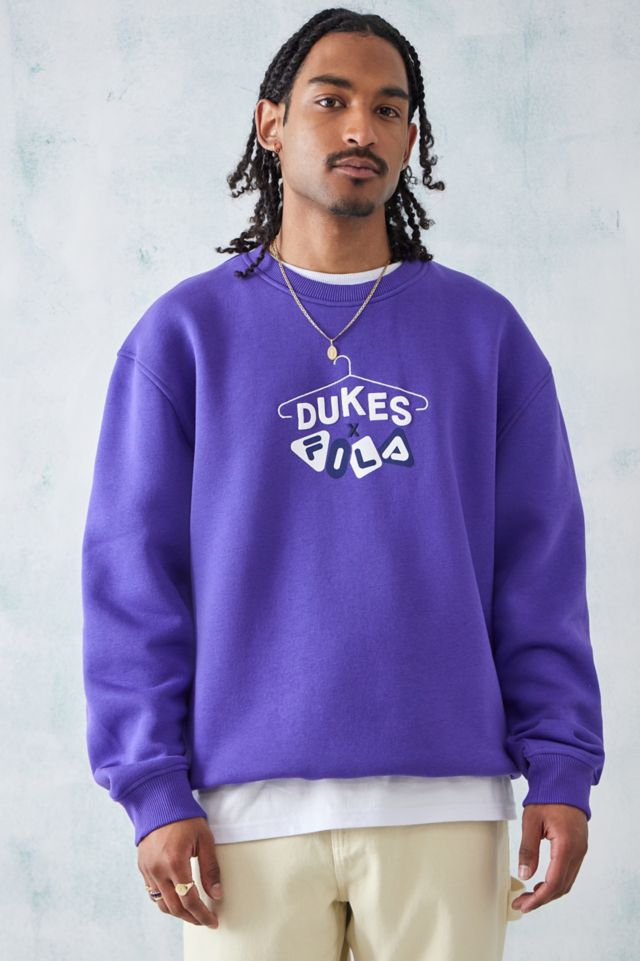 Fila purple hoodie new arrivals