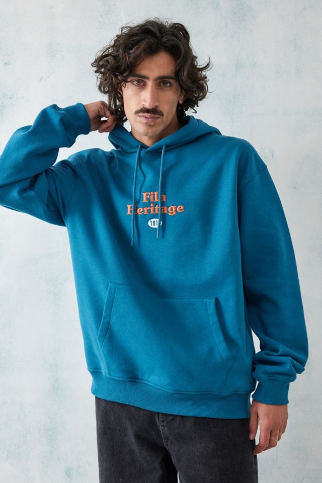 Fila uo exclusive hot sale logo hoodie sweatshirt