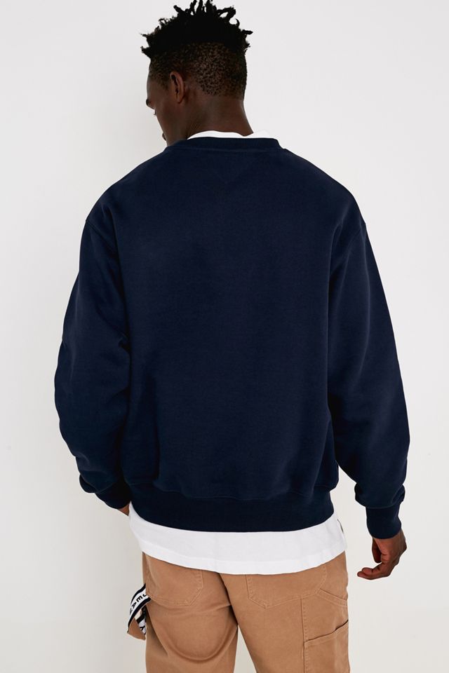 Tommy Jeans Crest Collection Navy Crew Neck Sweatshirt #4