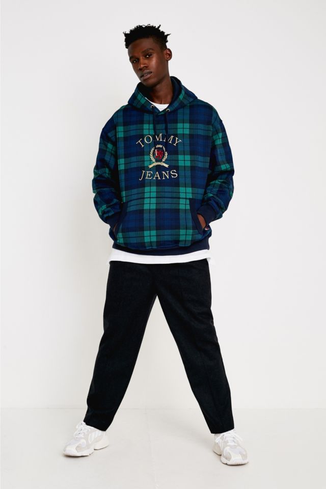 Crest capsule plaid hoodie sale