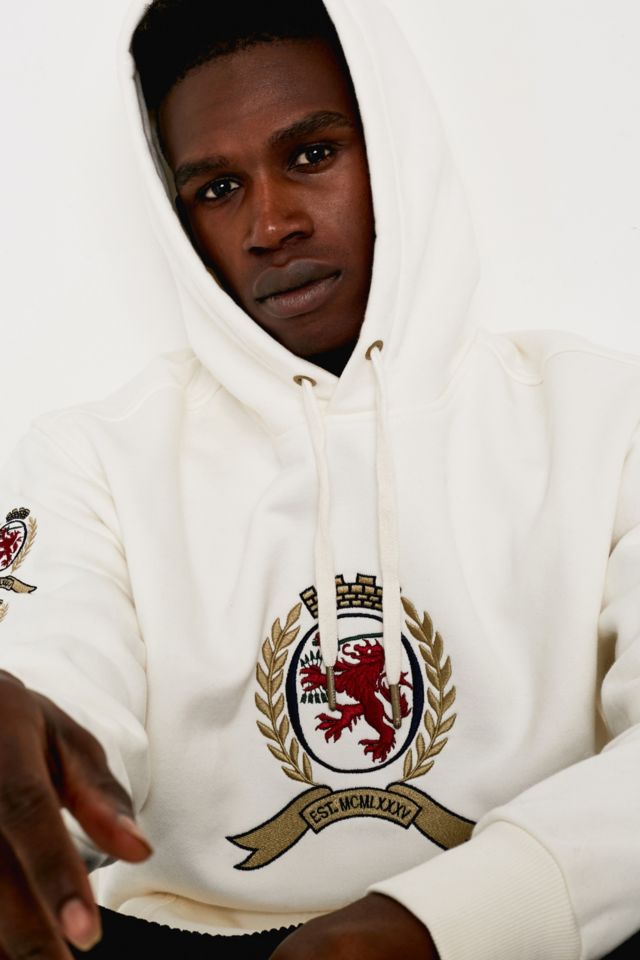 handleiding meesterwerk bank Tommy Jeans Crest Collection White Hoodie | Urban Outfitters UK