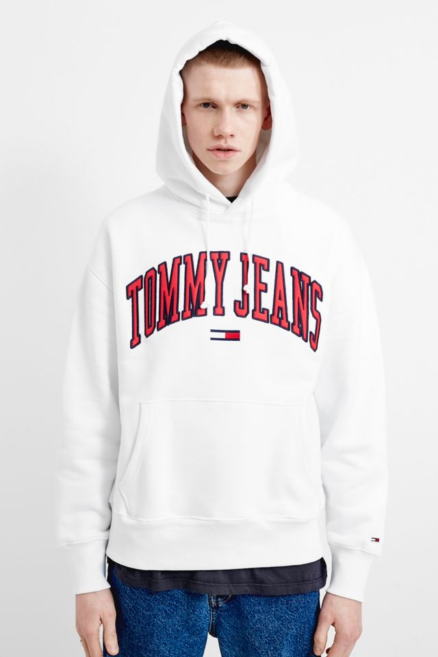 Tommy Jeans Collegiate White Hoodie