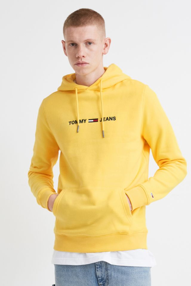 Yellow tommy 2024 jeans hoodie