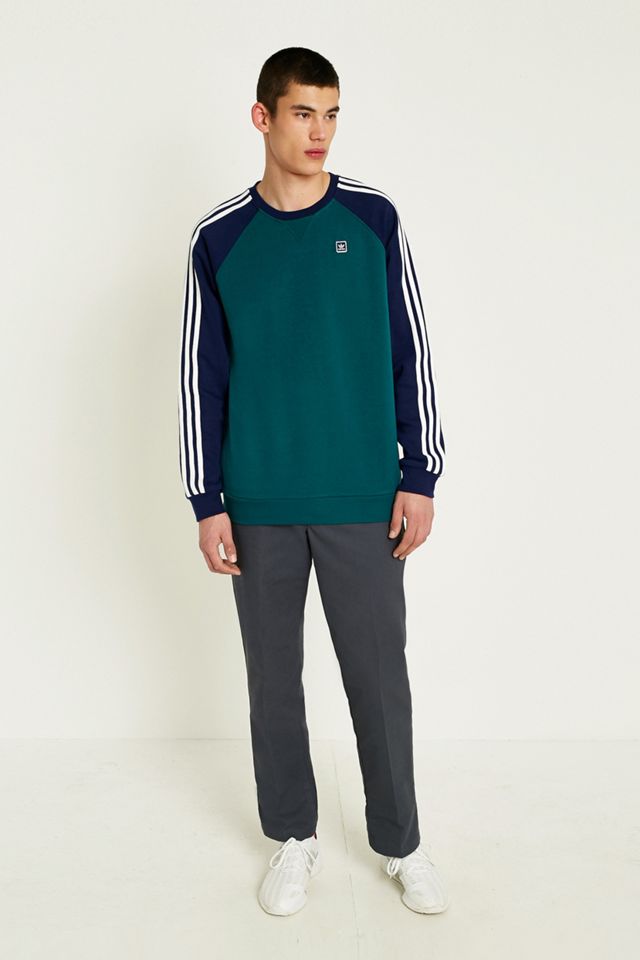 adidas Verde e Navy Uniforme Girocollo Felpa #2