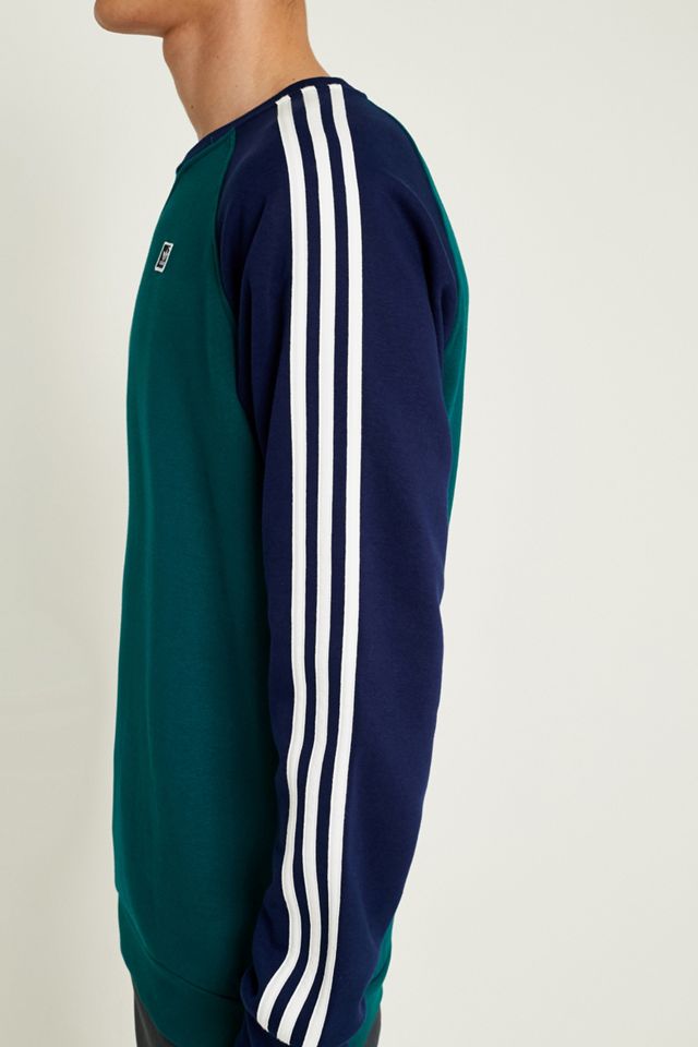 adidas Verde e Navy Uniforme Girocollo Felpa #3