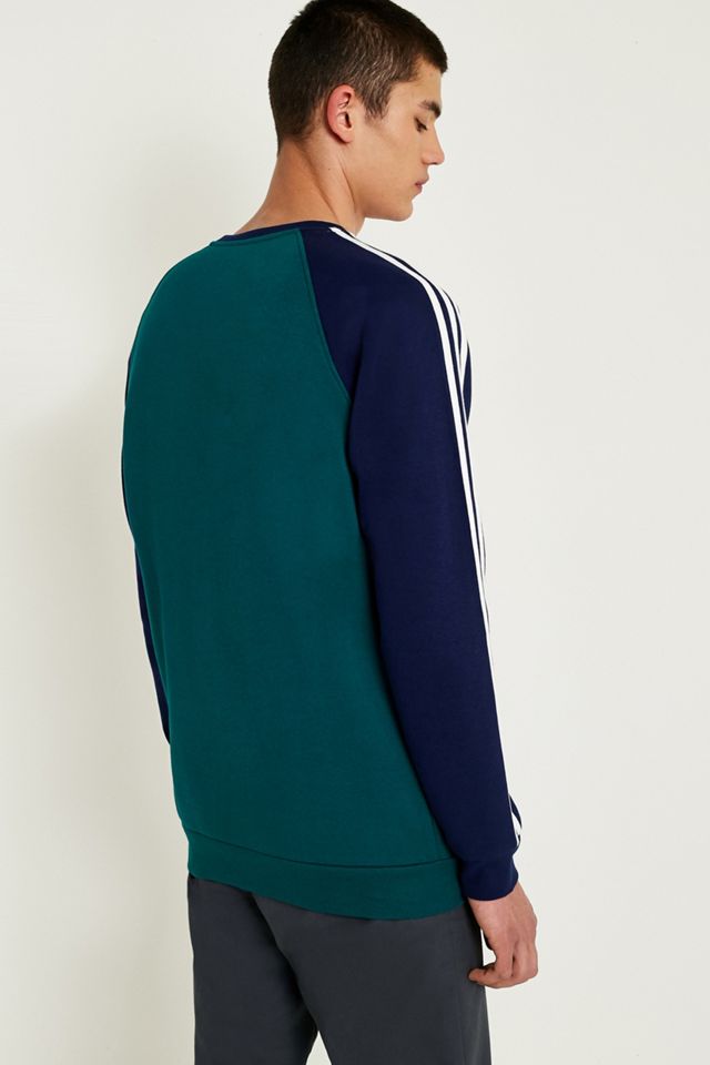 adidas Verde e Navy Uniforme Girocollo Felpa #4