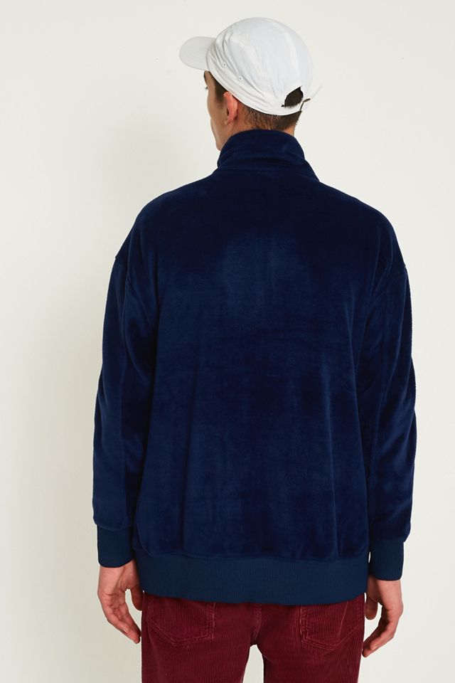 adidas Originals - Haut de survêtement BB en velours bleu marine #4