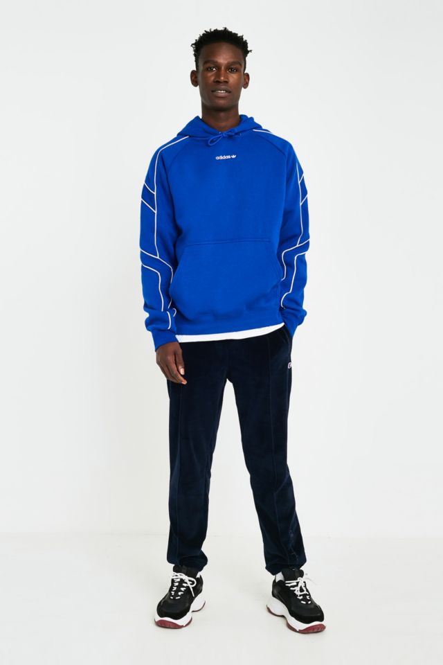 Adidas eqt blue outline on sale hoodie