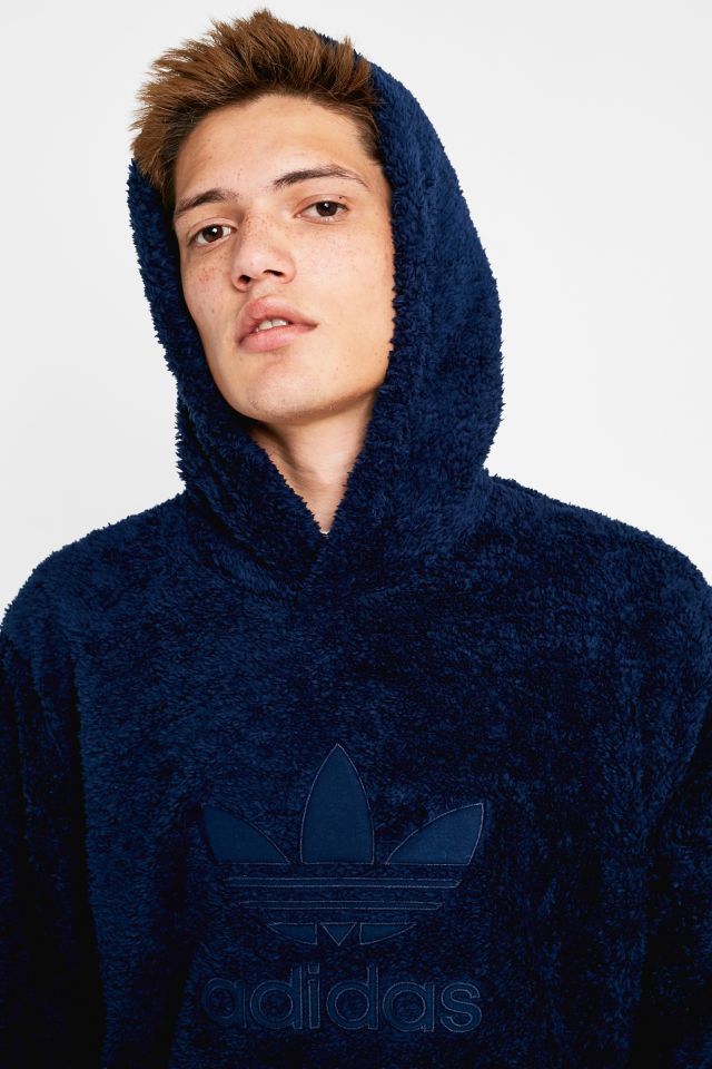 Adidas sherpa hoodie hot sale