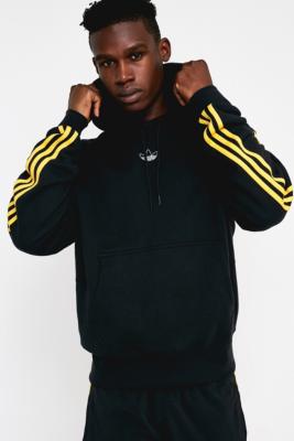 Black and best sale yellow adidas hoodie