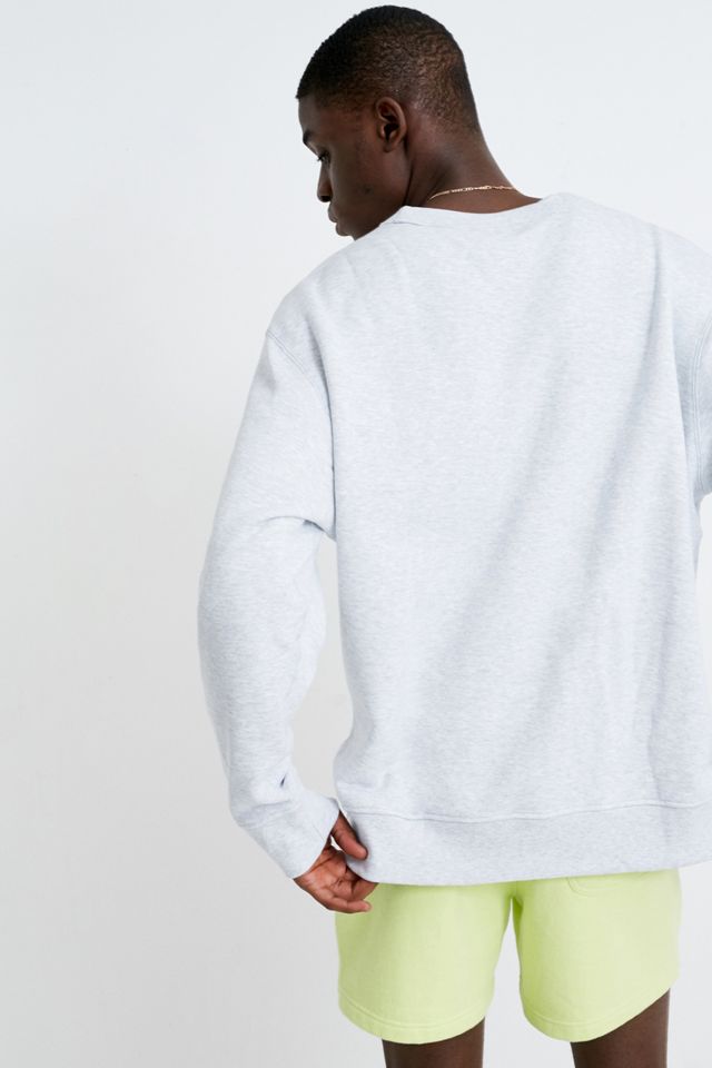 adidas Vocal Heather Grey Crew Neck Sweatshirt #3