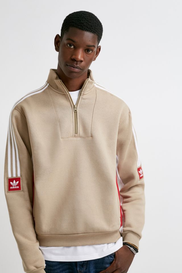 Adidas quarter zip online jacket