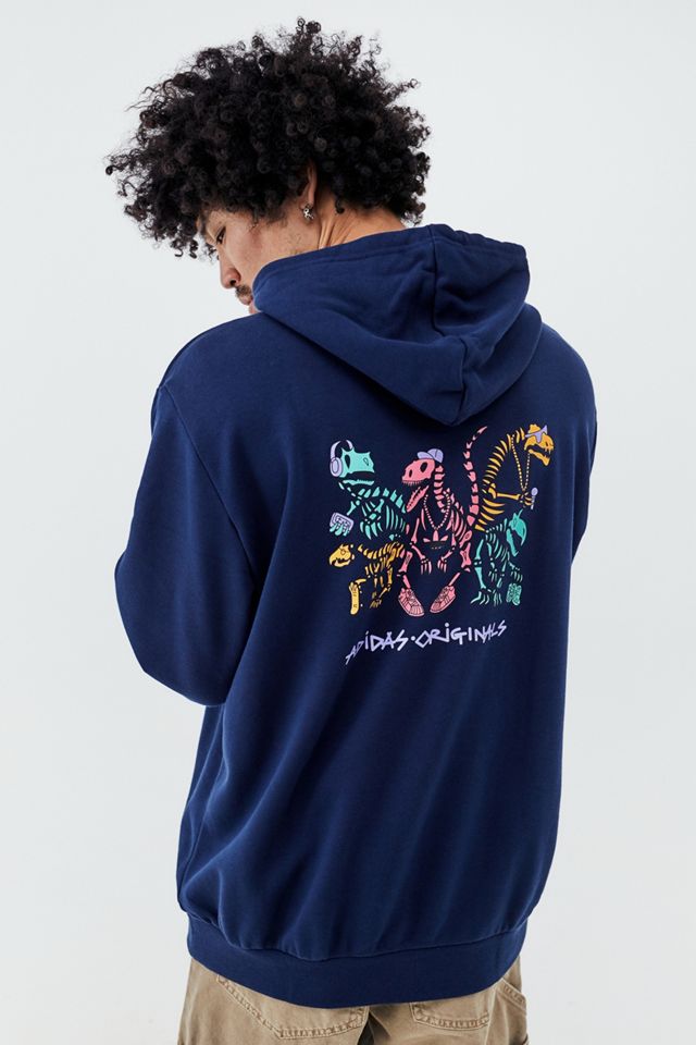 adidas Navy Funny Dino Hoodie #2