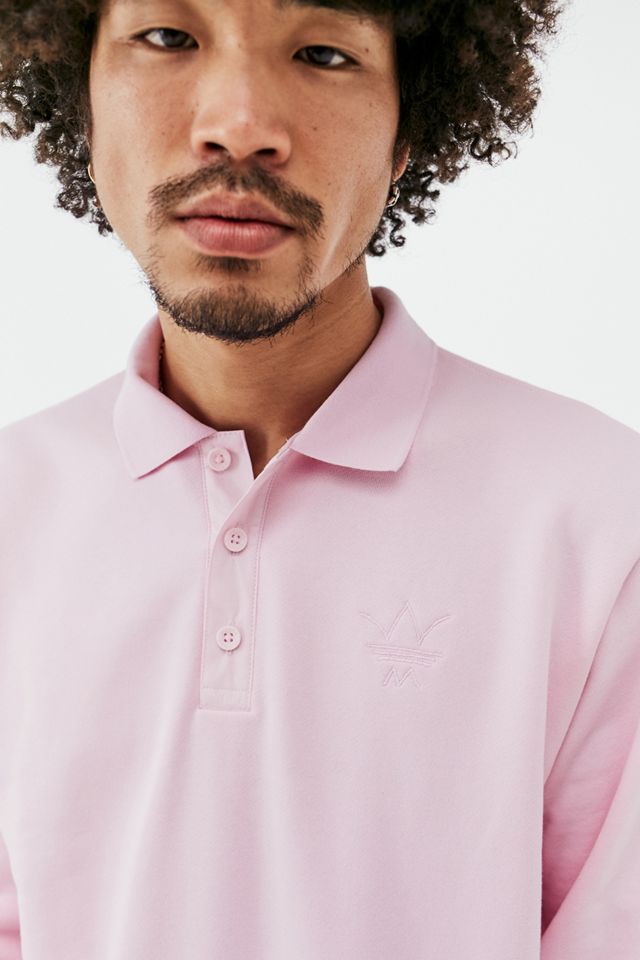 Polo à manches longues adidas RYV rose #2