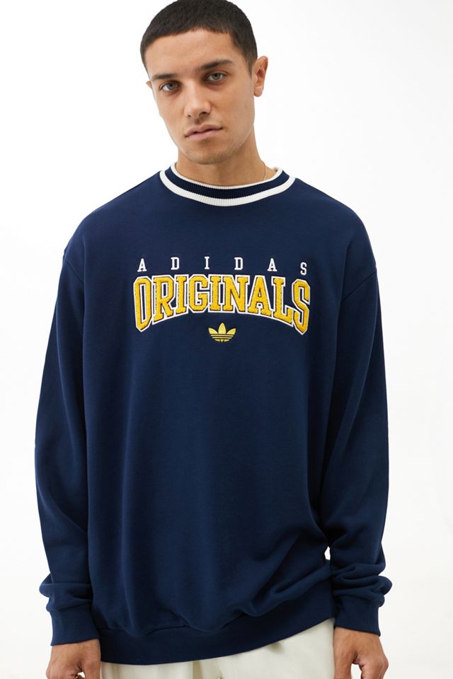 adidas Script Crew Sweatshirt | Urban Outfitters UK