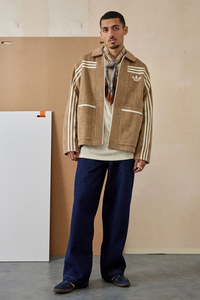 adidas House Of Originals Marrone Desert 3-Stripe Track Top #1