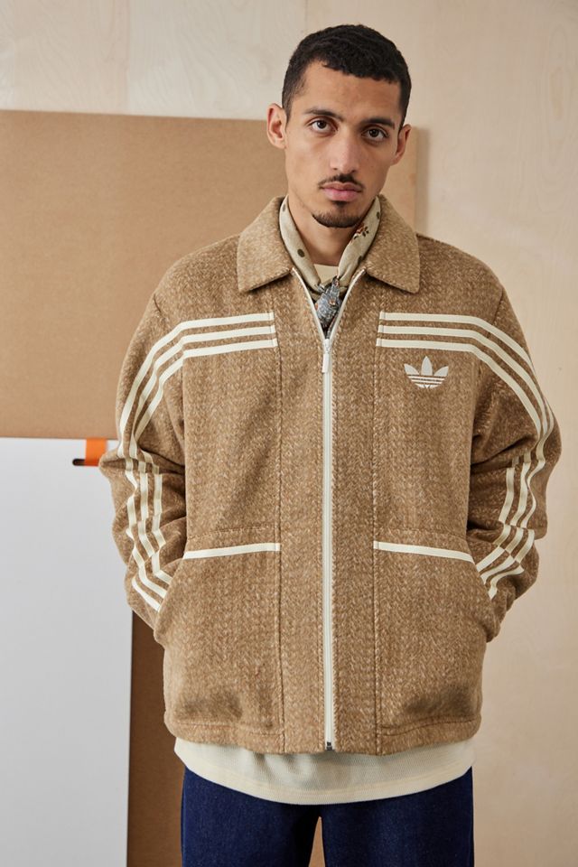 adidas House Of Originals Marrone Desert 3-Stripe Track Top #3