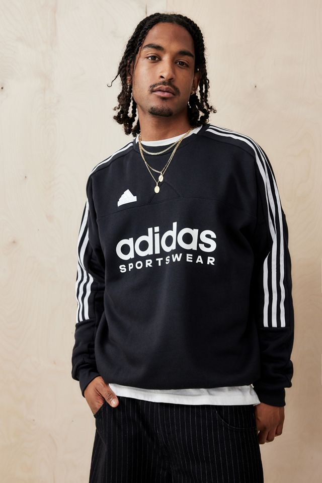 adidas Black House of Tiro Fleece Sweatshirt