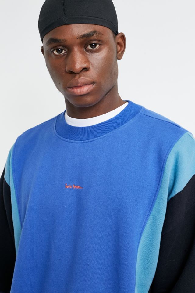 iets frans… Tonal Panelled Crew Neck Sweatshirt | Urban Outfitters UK