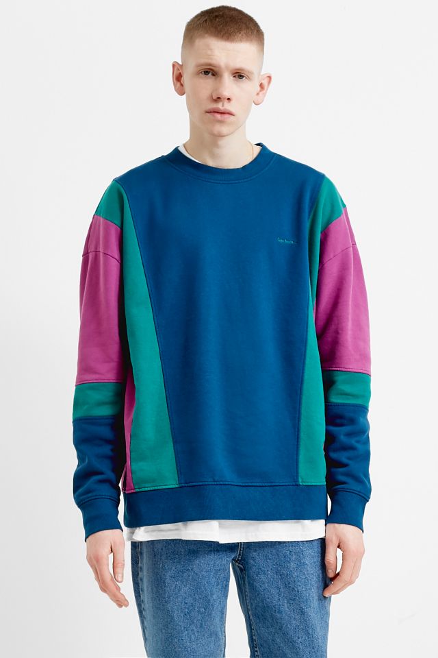 iets frans… Tonal Panelled Crew Neck Sweatshirt | Urban Outfitters UK