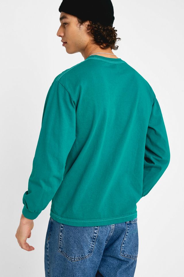 HUF – Longsleeve „Linear“ in Deep Jungle #2