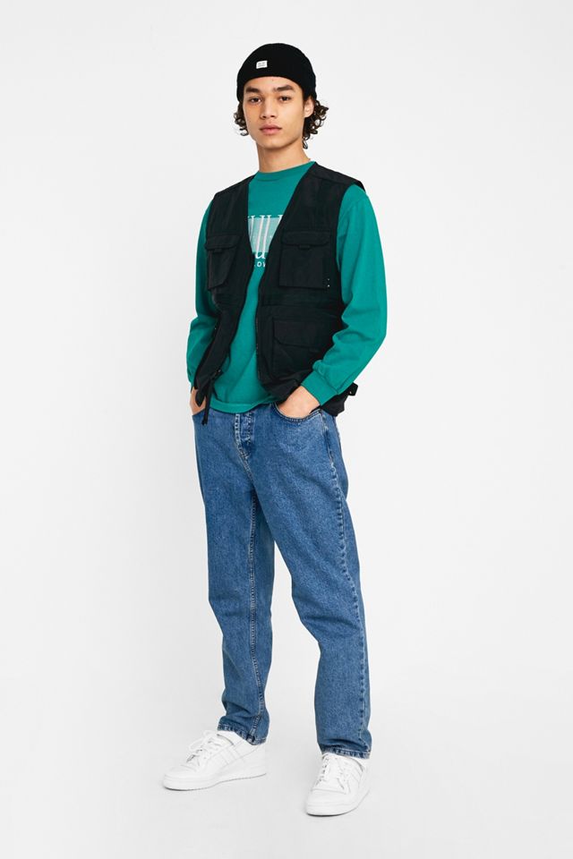 HUF – Longsleeve „Linear“ in Deep Jungle #3