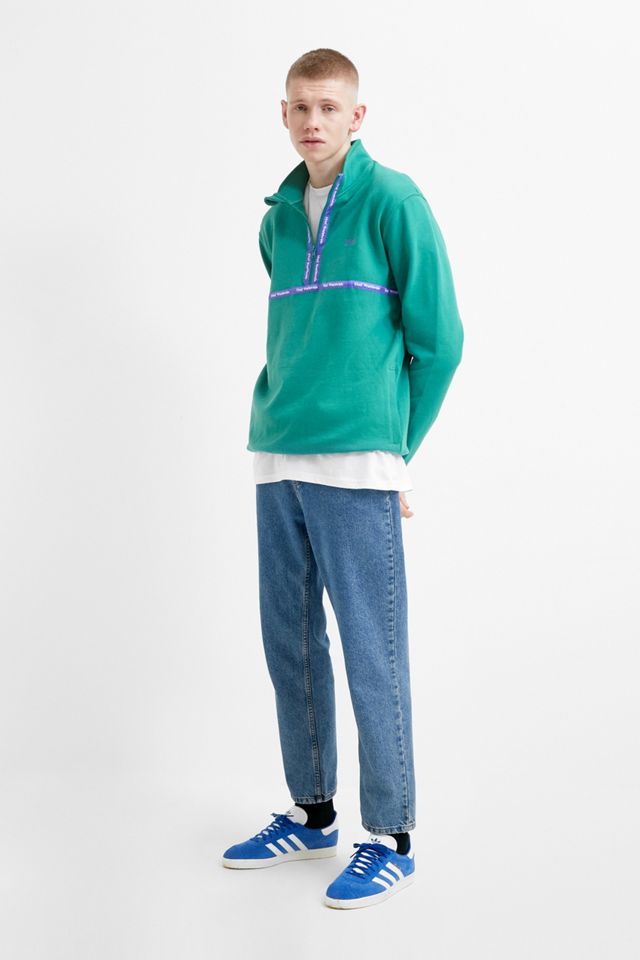HUF – Sweatshirt „Midtown“ aus Fleece mit kurzem Reißverschluss #2