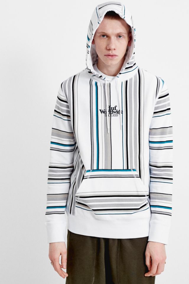 Huf striped hoodie hotsell