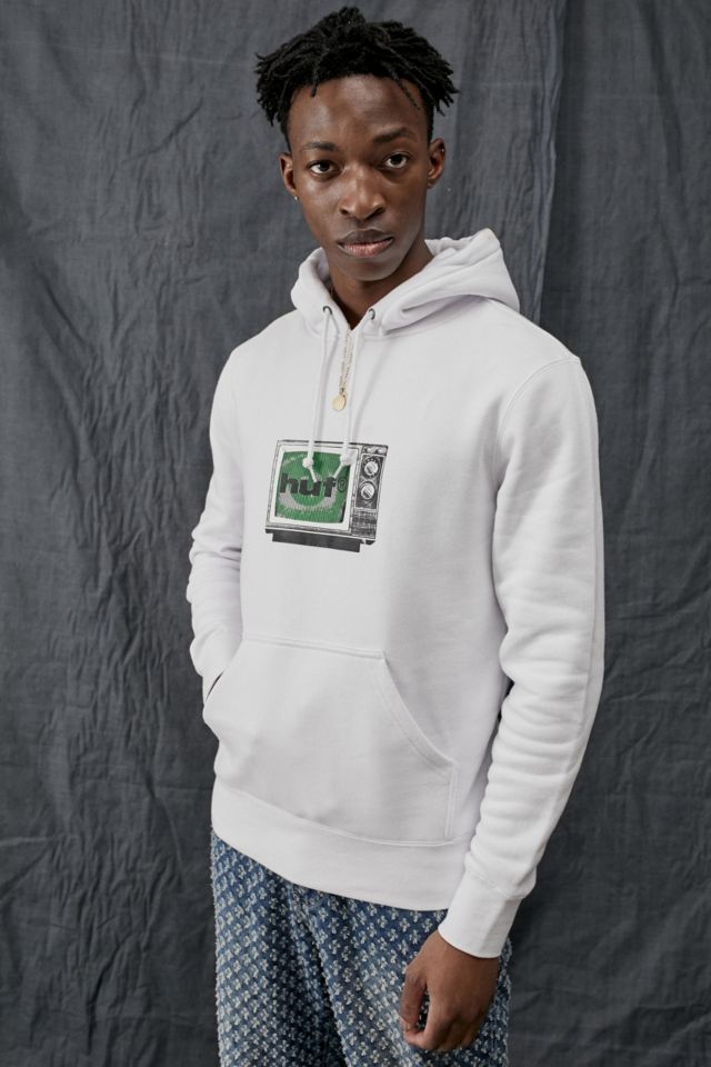 Huf white sale hoodie