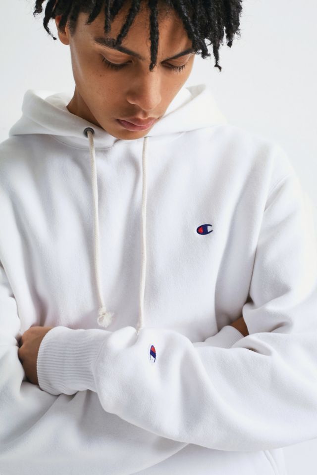 Champion hoodie reverse store weave white