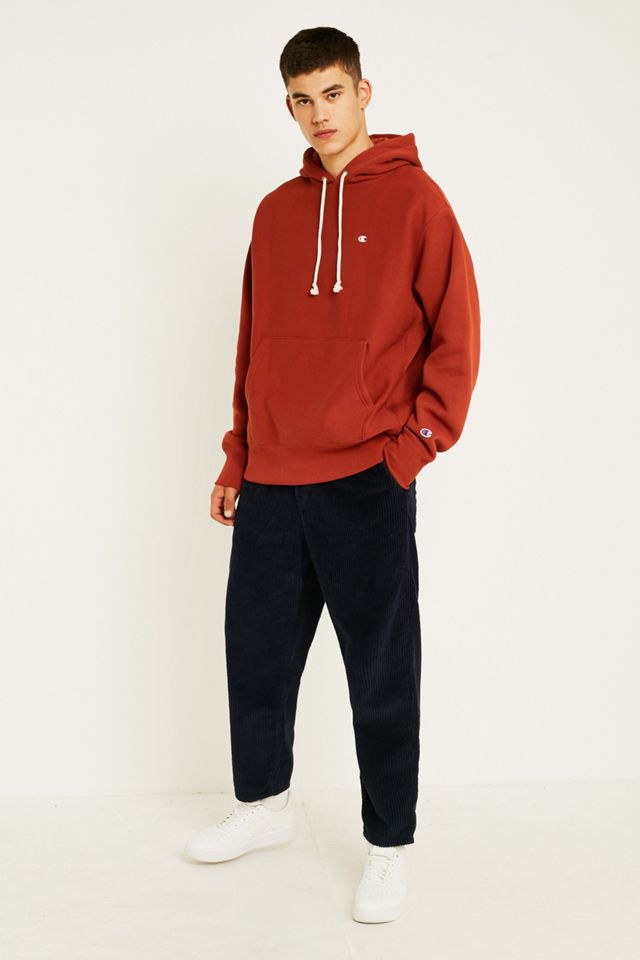 Champion X UO Reverse Weave Wine Hoodie #5