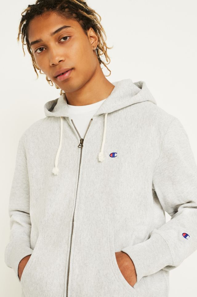 Champion Full Zip Grey Hoodie