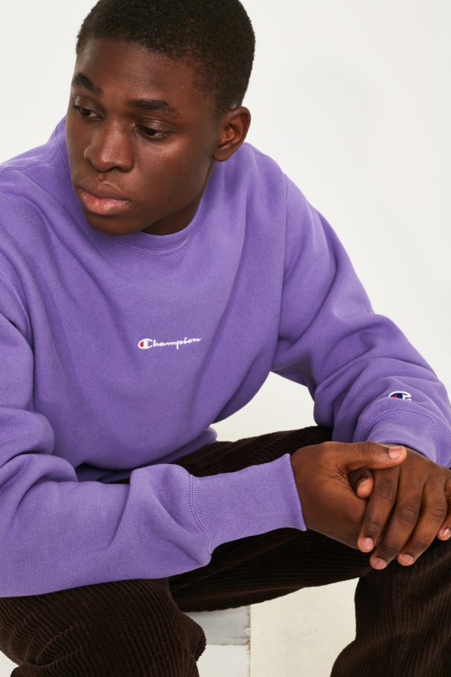 Champion purple best sale crew neck