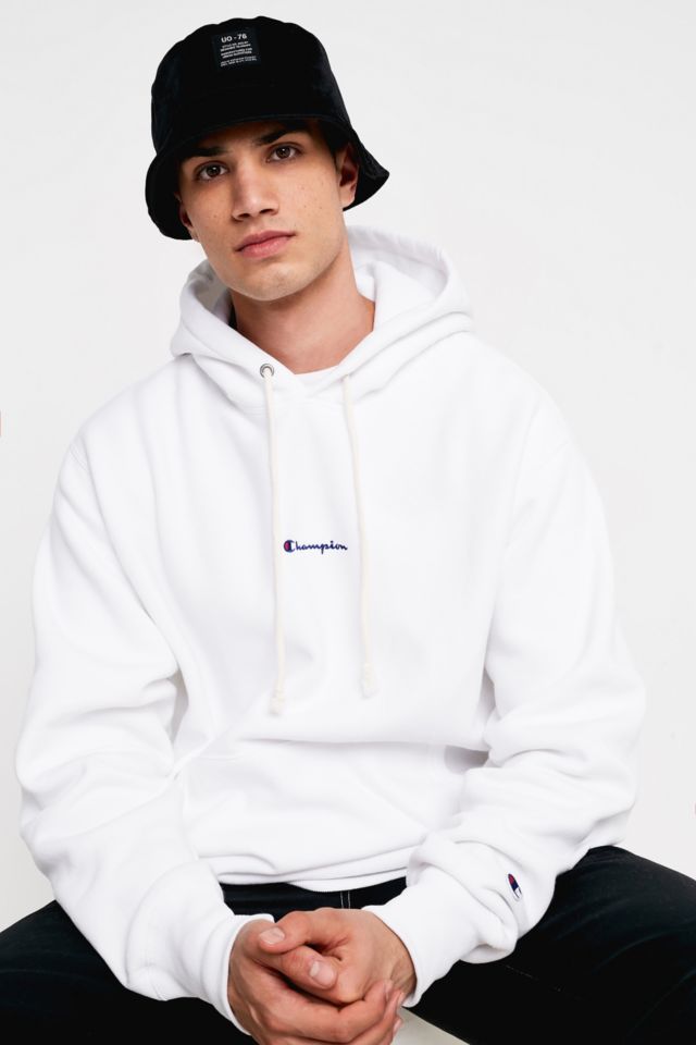 Small white best sale champion hoodie