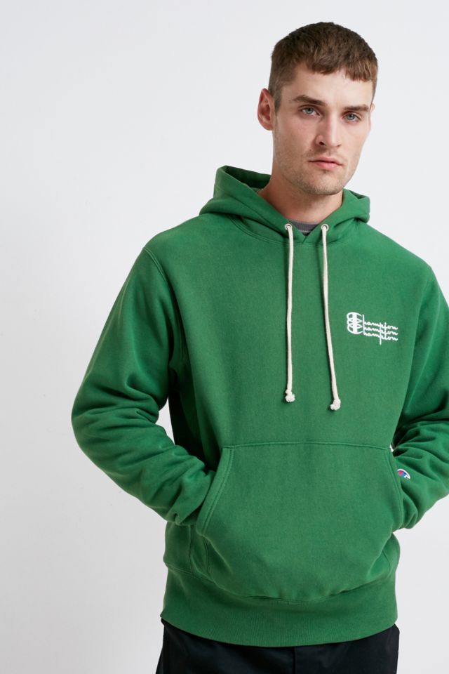 Champion triple logo on sale hoodie