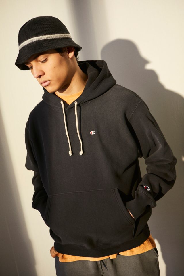 Champion black clearance hoodie