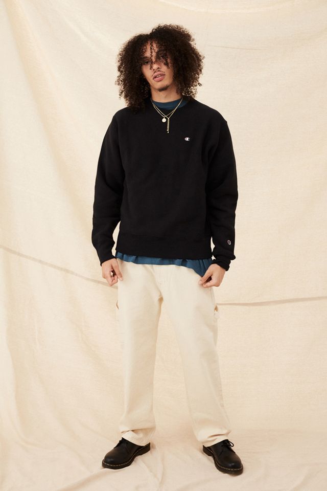 Champion UO Exclusive Black Crew Neck Sweatshirt #3